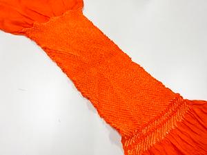 リサイクル　正絹　絞り帯揚げ